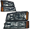 AUTOSAVER88 Headlight Assembly Compatible with 2003-2007 Chevy Trucks