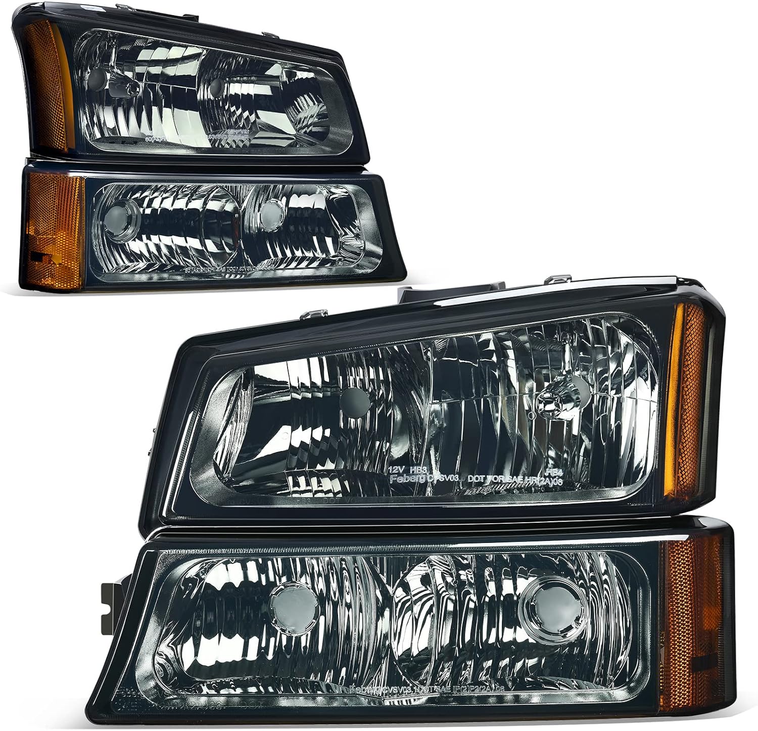 AUTOSAVER88 Headlight Assembly for Chevy Avalanche & Silverado