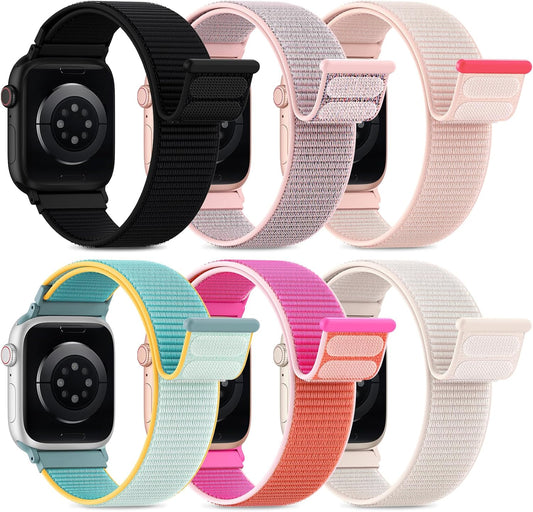 Stretchy Braided Nylon Bands for Apple Watch