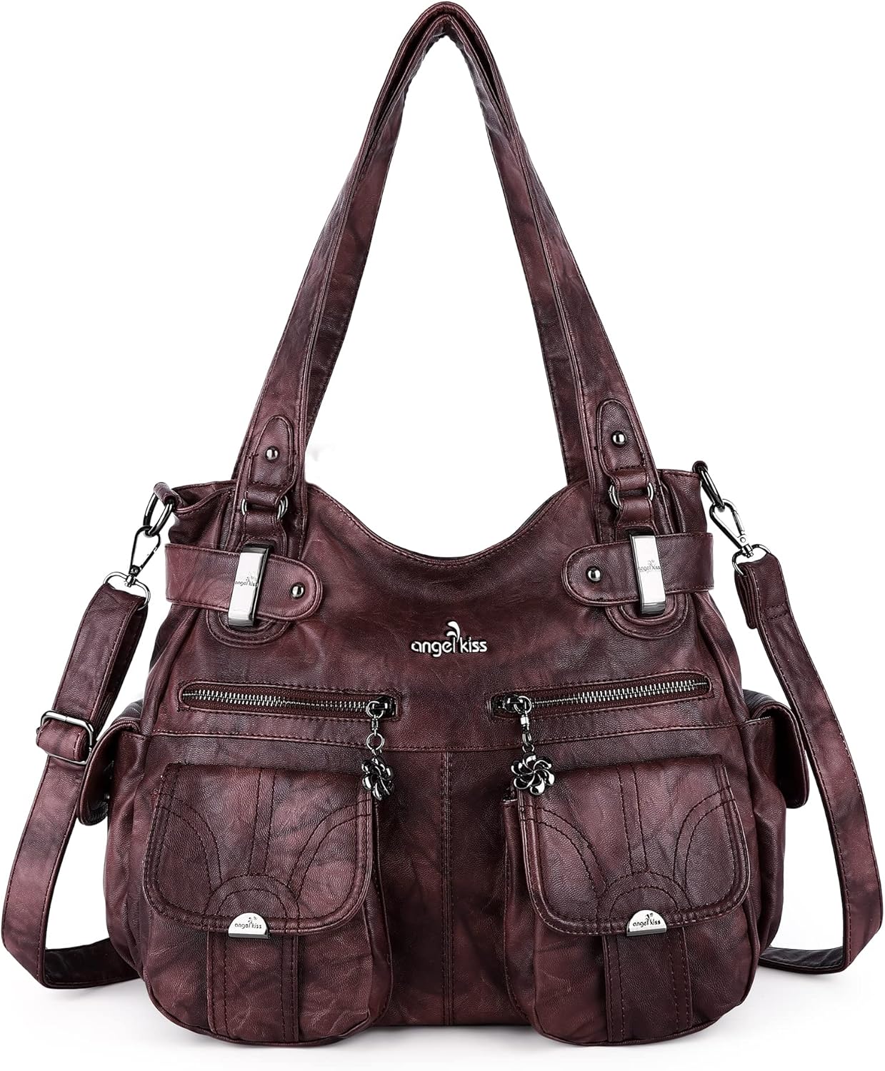 Stylish Large Double Zipper Handbag for Everyday Use