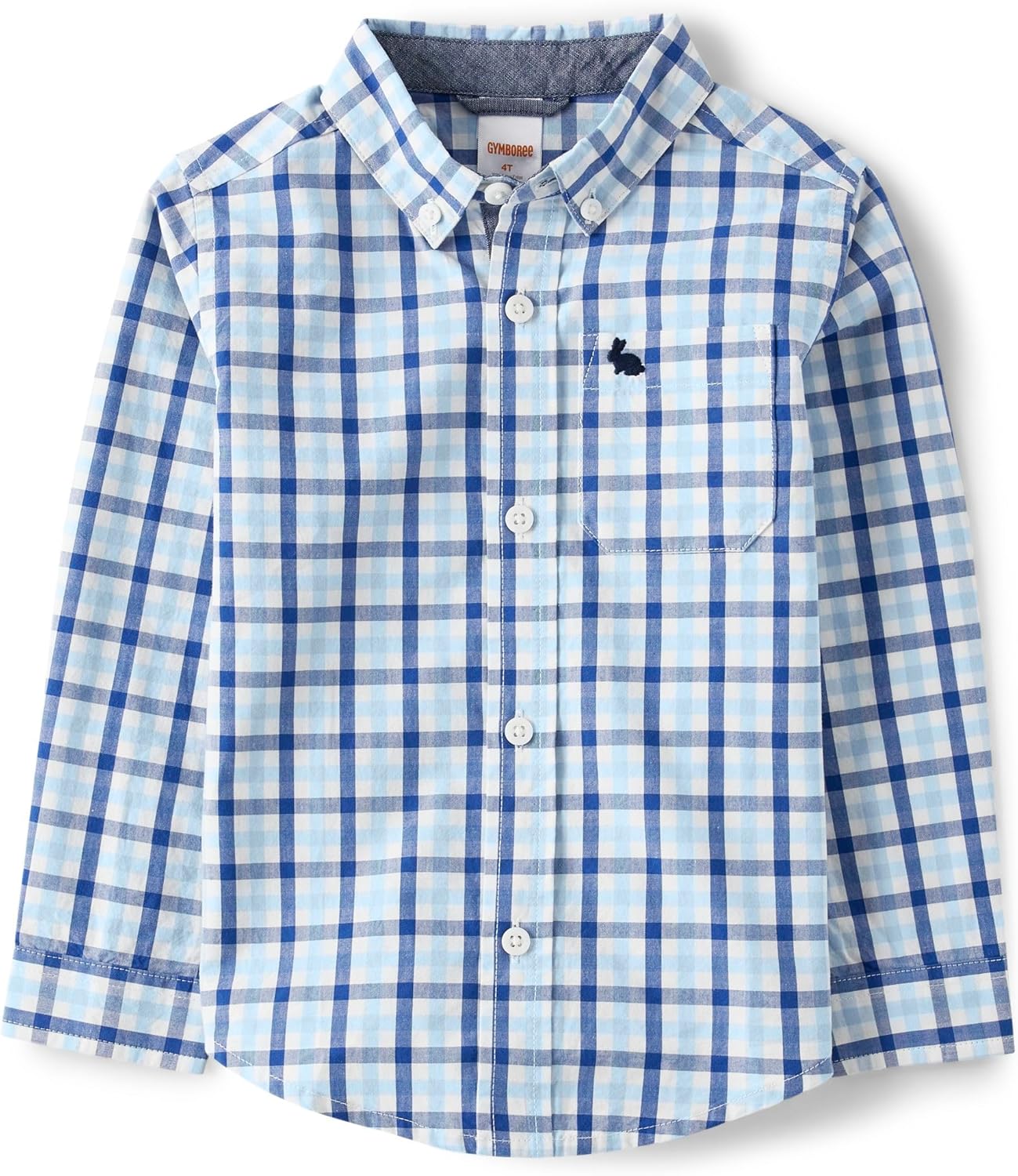 Gymboree Boys' Long Sleeve Plaid Button Up Shirt for Toddlers
