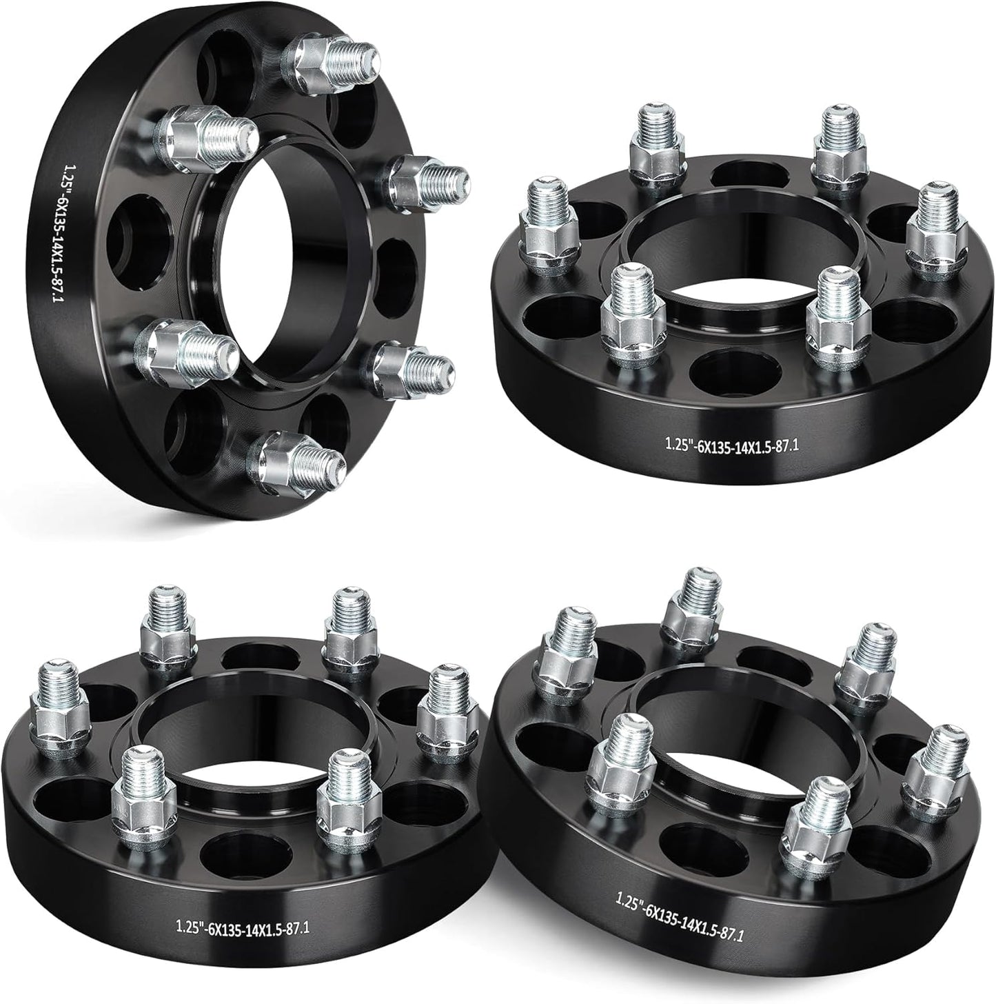 EVIL ENERGY 6x135 Wheel Spacers 1.25 inch for F150 2015-2025