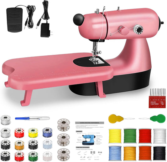 Portable Mini Sewing Machine with LED Light - Aoikoy