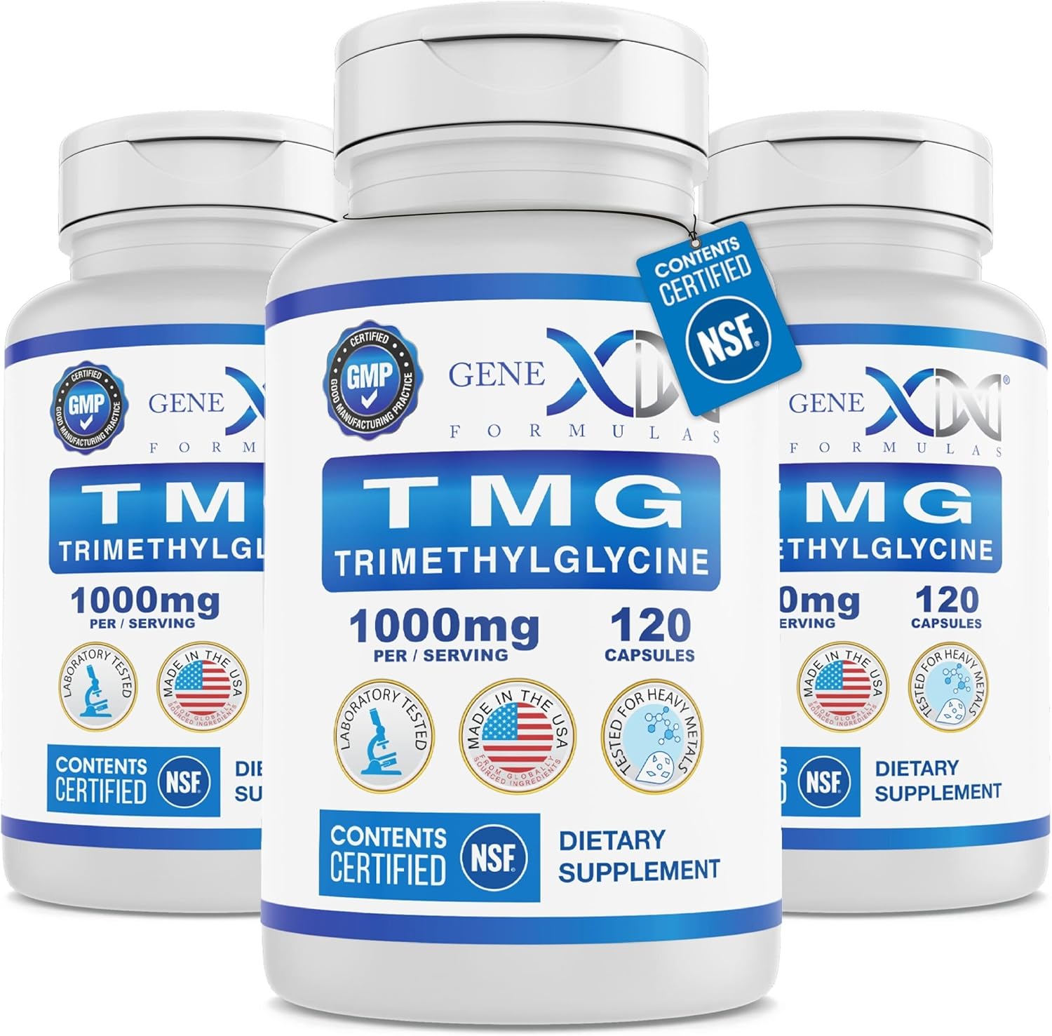 Genex TMG Supplement 1000mg - Premium Liver Support Capsules