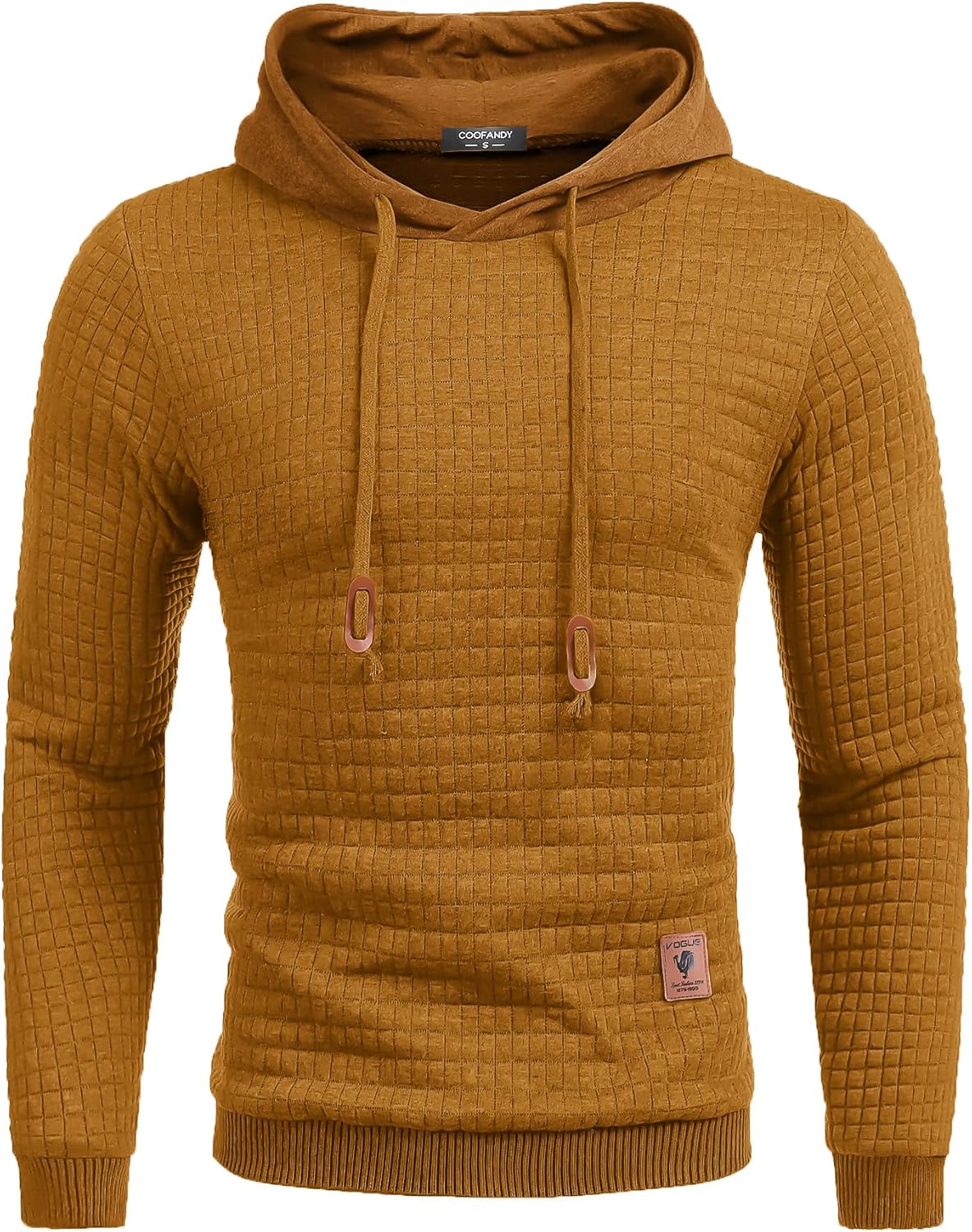 COOFANDY Mens Hooded Sweatshirt for Casual Comfort and Style