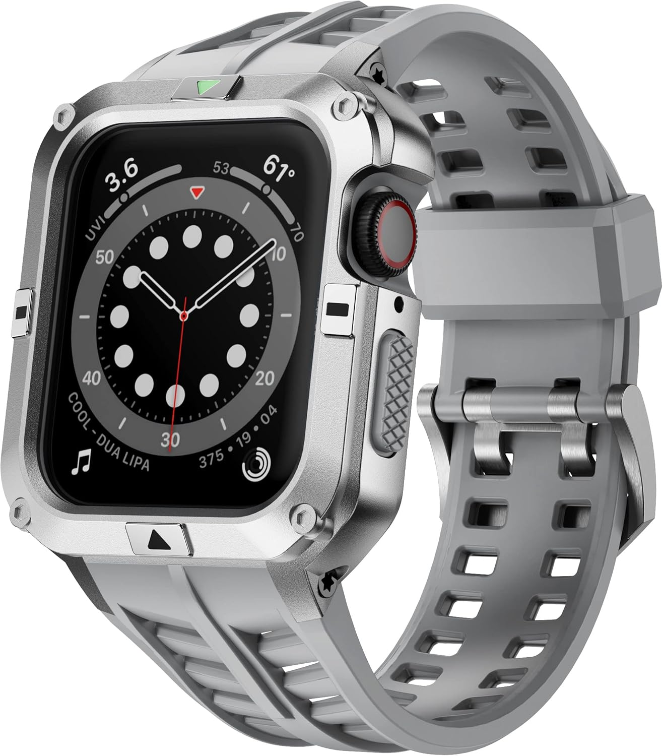 T-ENGINE Metal Case for Apple Watch Series 7/8/9 & SE 6/5/4