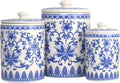 Chinoiserie 3 Piece Canister Set - Stylish Countertop Storage