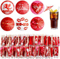 Chengu Valentine's Cocktail Umbrellas - Festive Party Picks