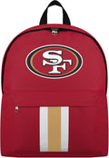 San Francisco 49ers Team Logo Solid Stripe Backpack - Daily Fan Pack