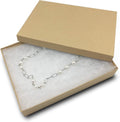 25-Pack Cotton Filled Cardboard Jewelry Boxes for Shipping