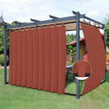 Outdoor Patio Curtains for Cabana and Pergola Easy Installation