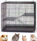 3-Level Portable Collapsible Small Animal Travel Cage - Easy Setup