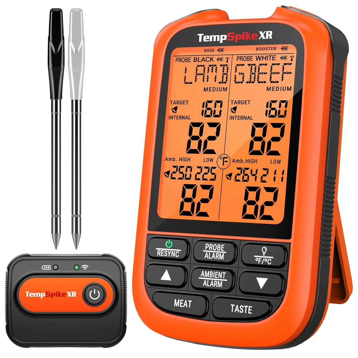Wireless Smart Meat Thermometer with Dual Probes