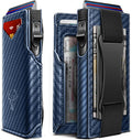 BULLIANT Men Slim Front Pocket Wallet Money Clip Card Holder - Pop-up