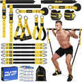 Pilates Bar Kit for Men and Women with 210lb Resistance - Full Body