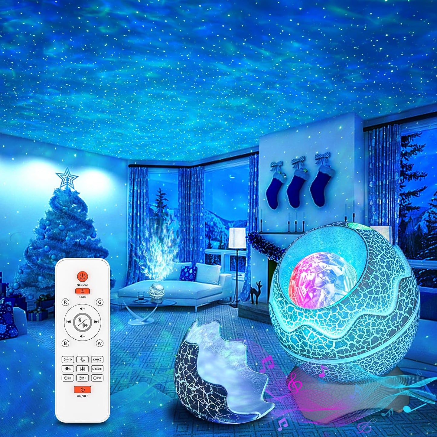 Rossetta Star Projector: Blissful Galaxy LED