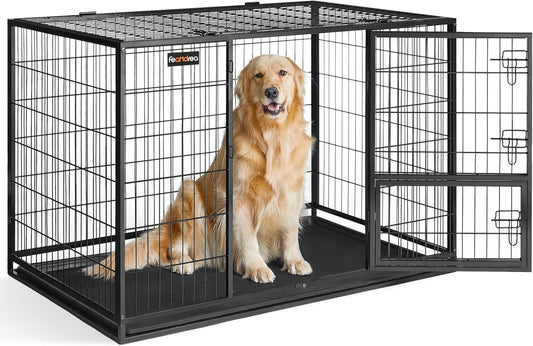 Feandrea 48 Inch Heavy Duty Dog Crate for Large Dogs