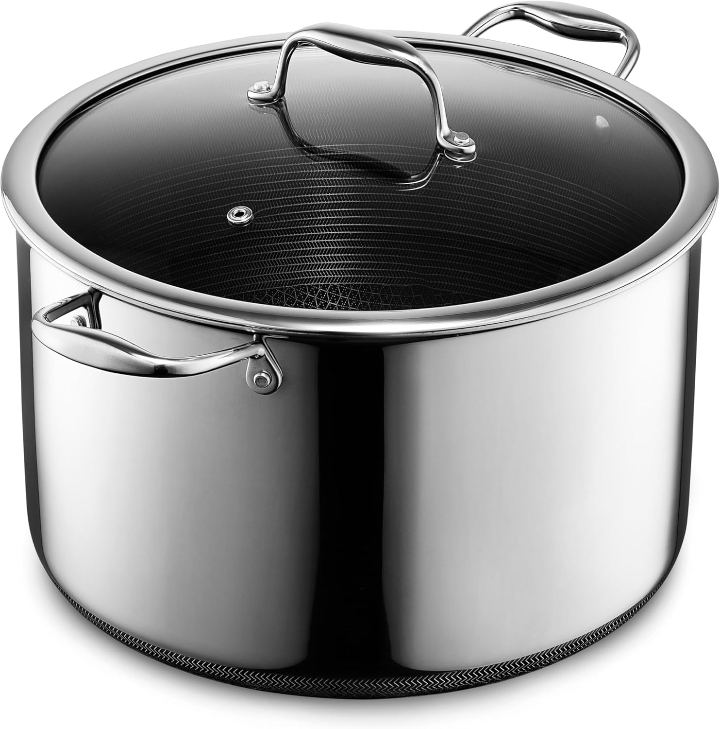HexClad Hybrid Nonstick 12-Quart Stockpot for All Cooktops
