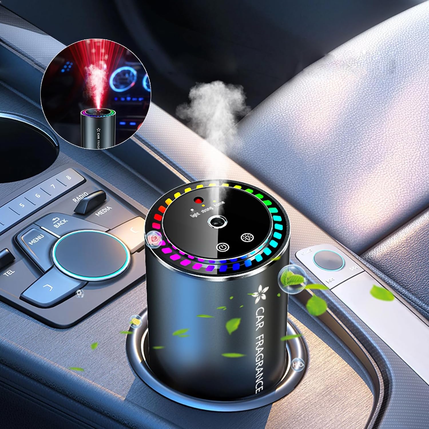 Long-lasting Atomized Car Air Freshener with Starlight Projector