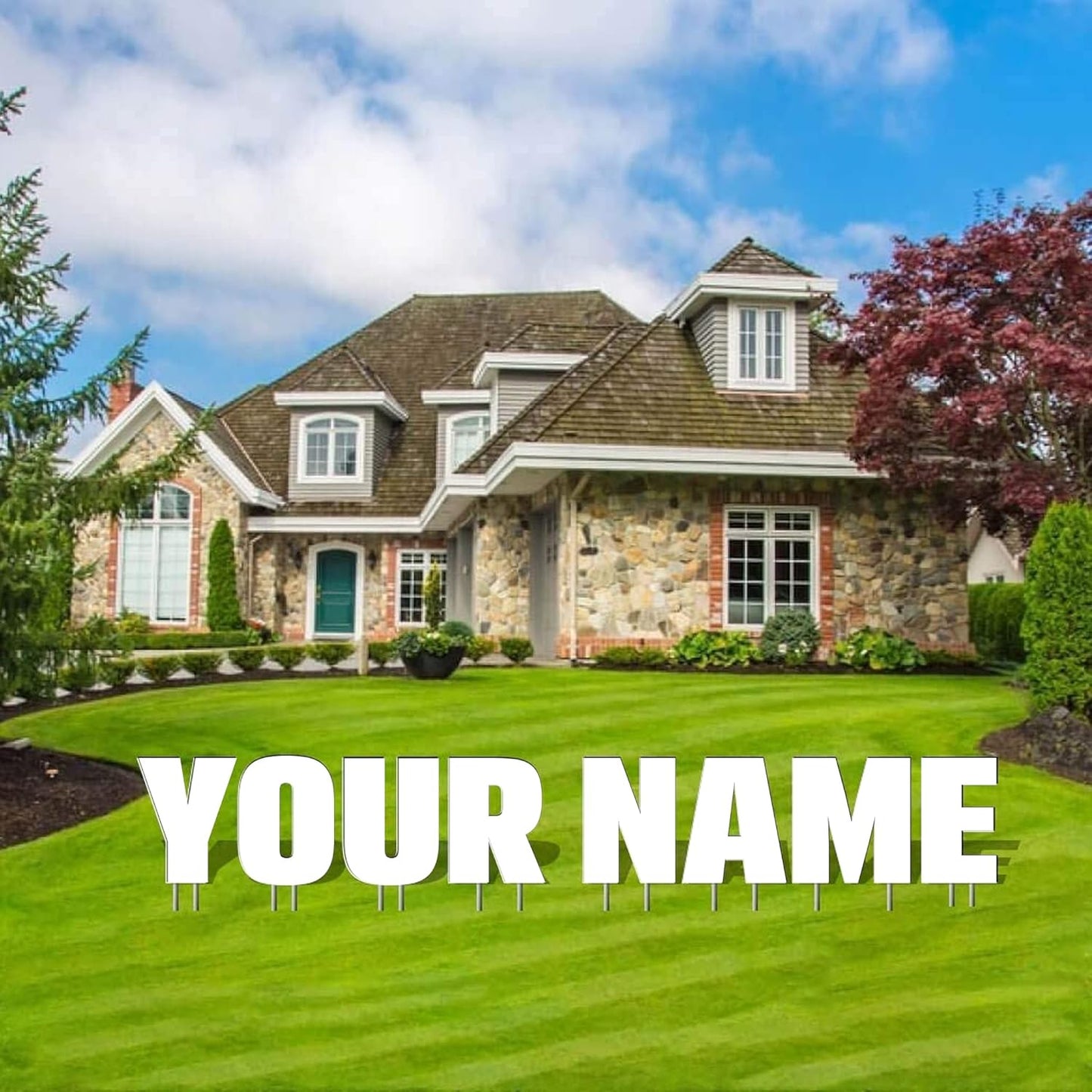 Custom Yard Letters for Personalized Outdoor Decorations