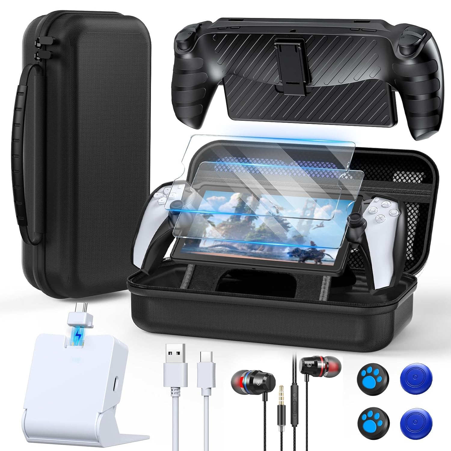 Accessories Kit for Playstation Portal with Charging Dock & More