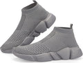 Santiro Mens Walking Shoes: Breathable Knit Slip On Sneakers