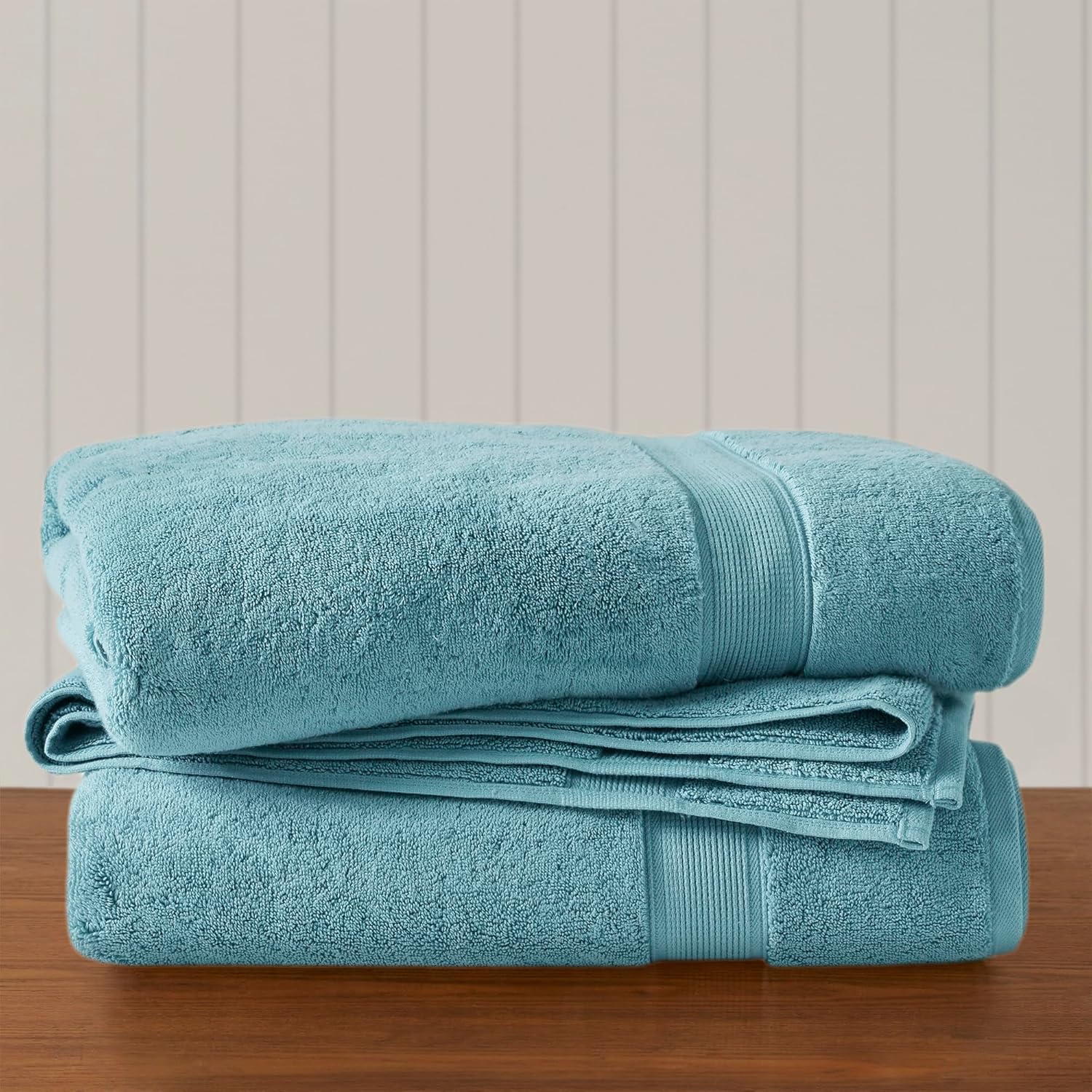 Madison Park 800GSM Bath Sheet Towel Set for Luxurious Comfort