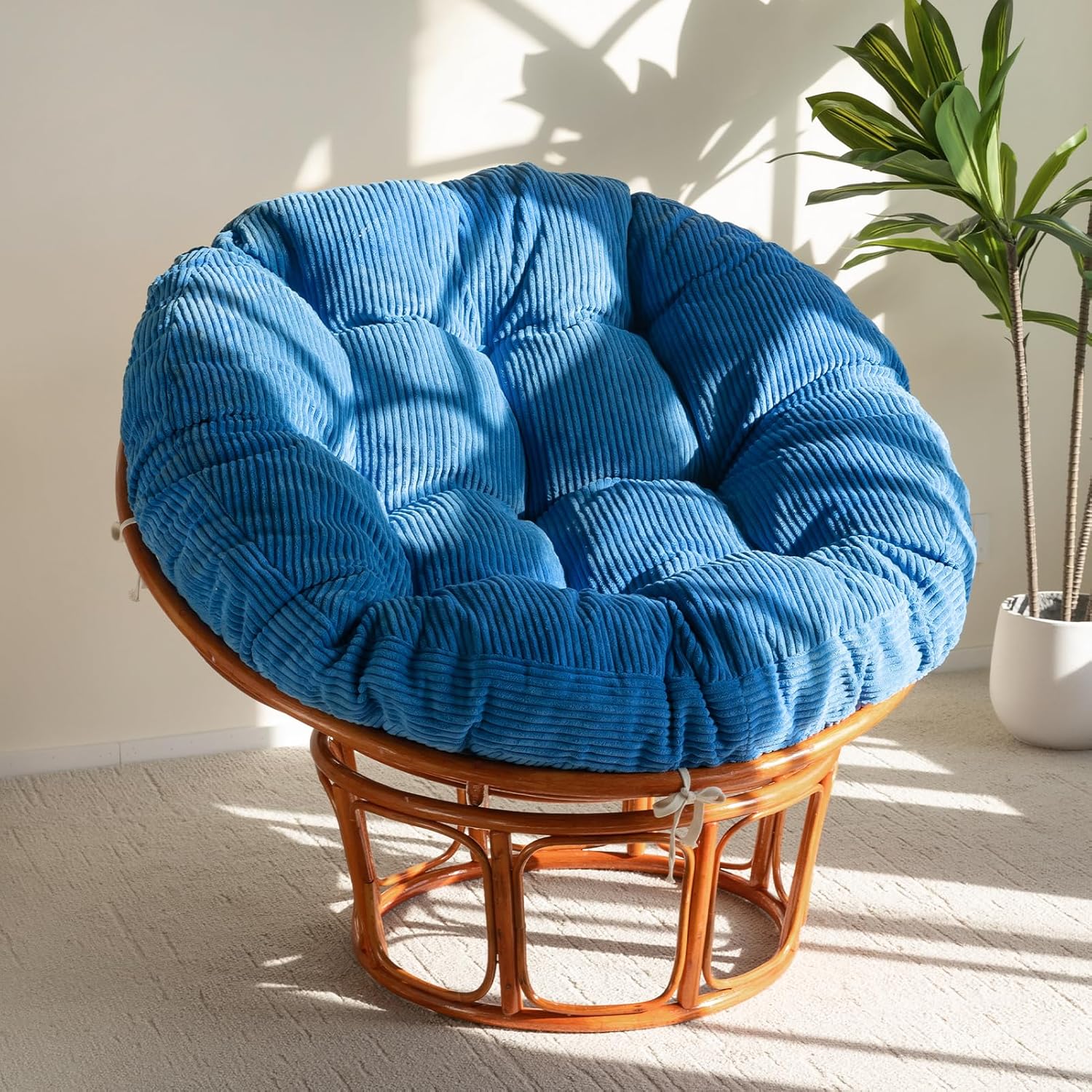 HIGOGOGO Papasan Chair Cushion for Ultimate Comfort and Style