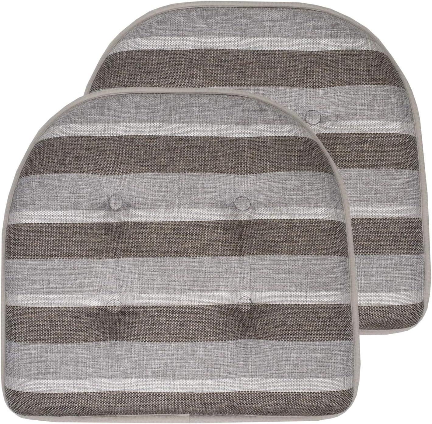 Sweet Home Collection Memory Foam Chair Cushion Pads for Comfort