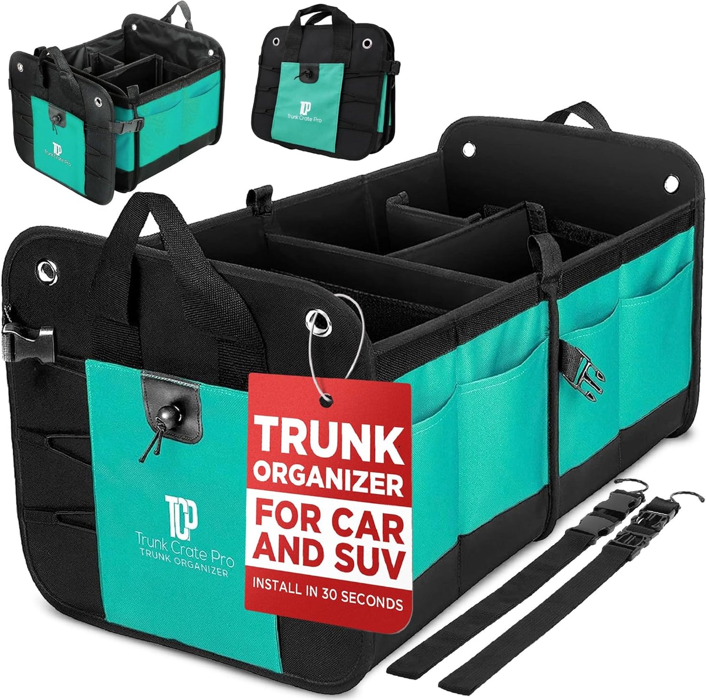 Premium Multi Movable Compartments Trunk Organizer for Cars