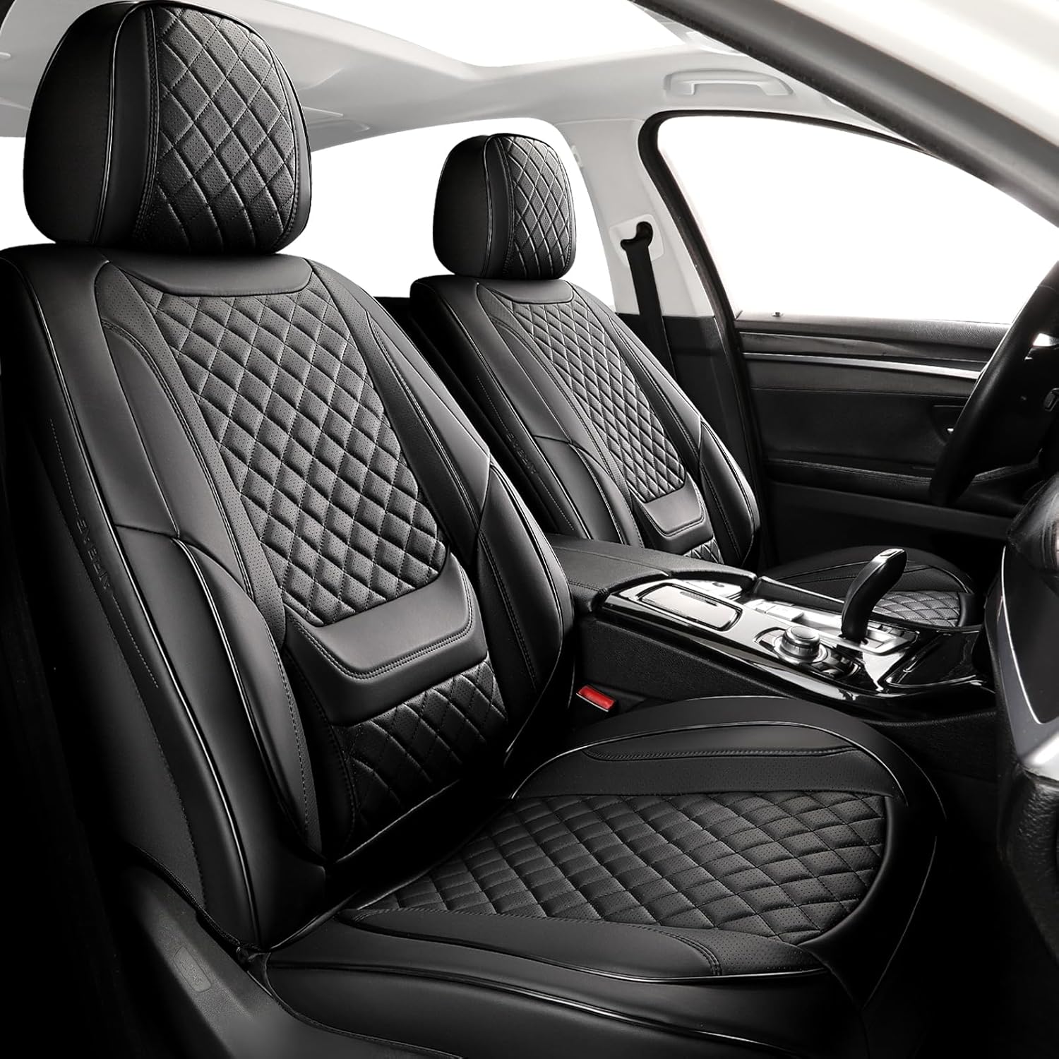 Chezope Car Seat Covers Front Pair Set for Most Vehicles