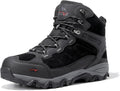 NORTIV 8 Men's Waterproof Hiking Boots - Wide, Lightweight Support
