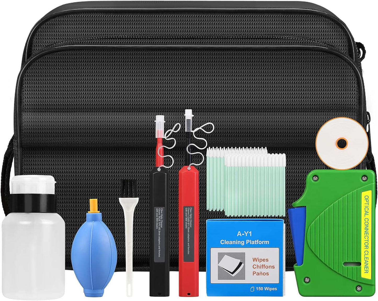 BAOSHLA 11 in 1 Fiber Optic Cleaning Kit for Interfaces