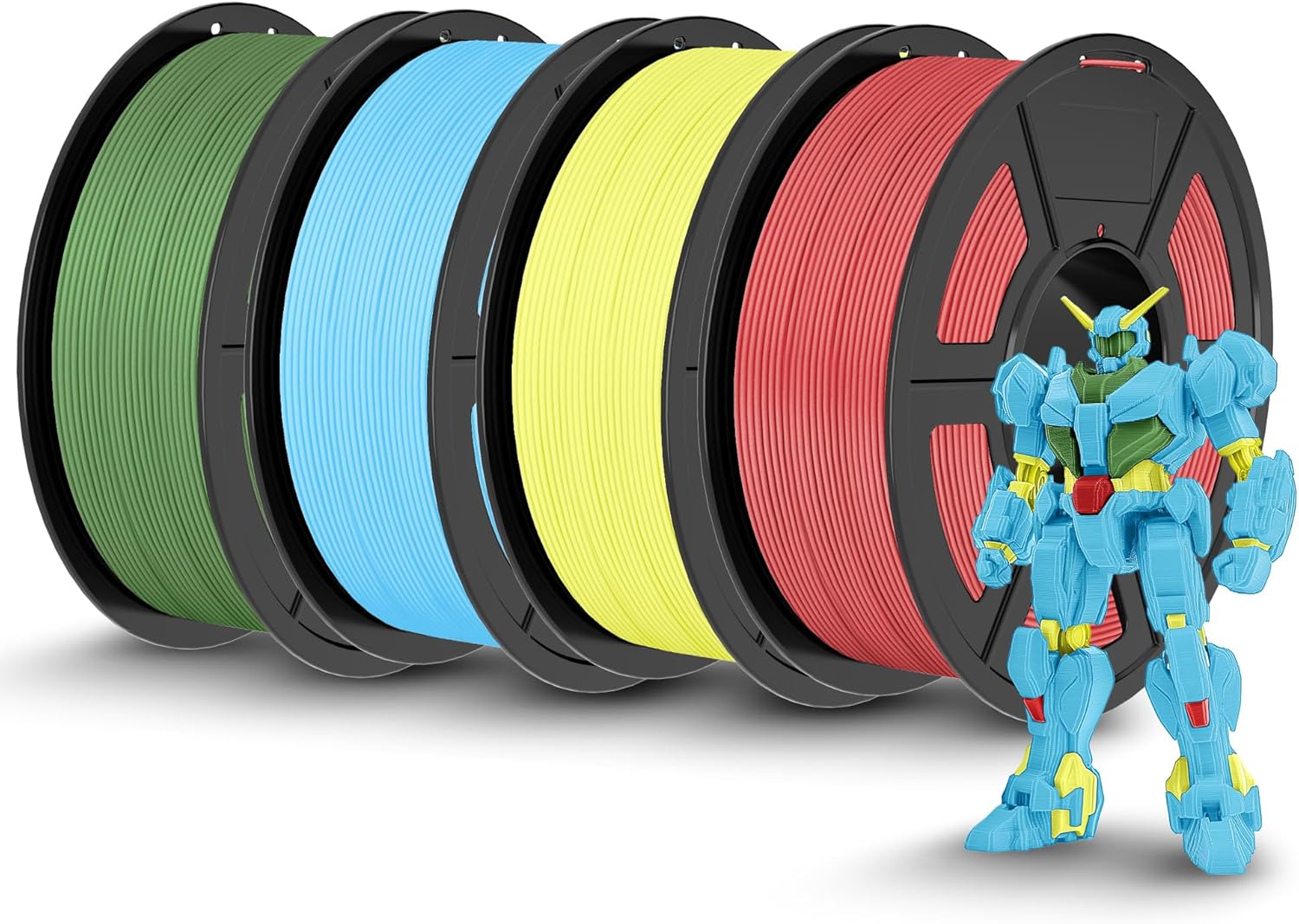 High Speed PLA 3D Printer Filament Bundle for Precision Printing