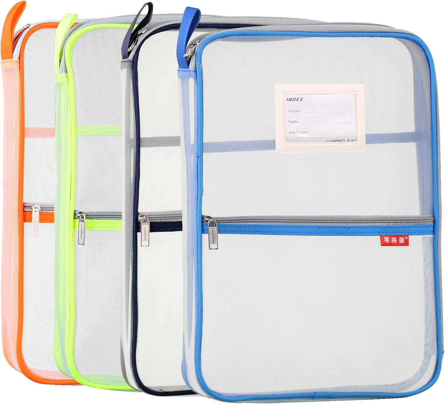 Pendancy Mesh Zipper Pouch for School and Office Supplies