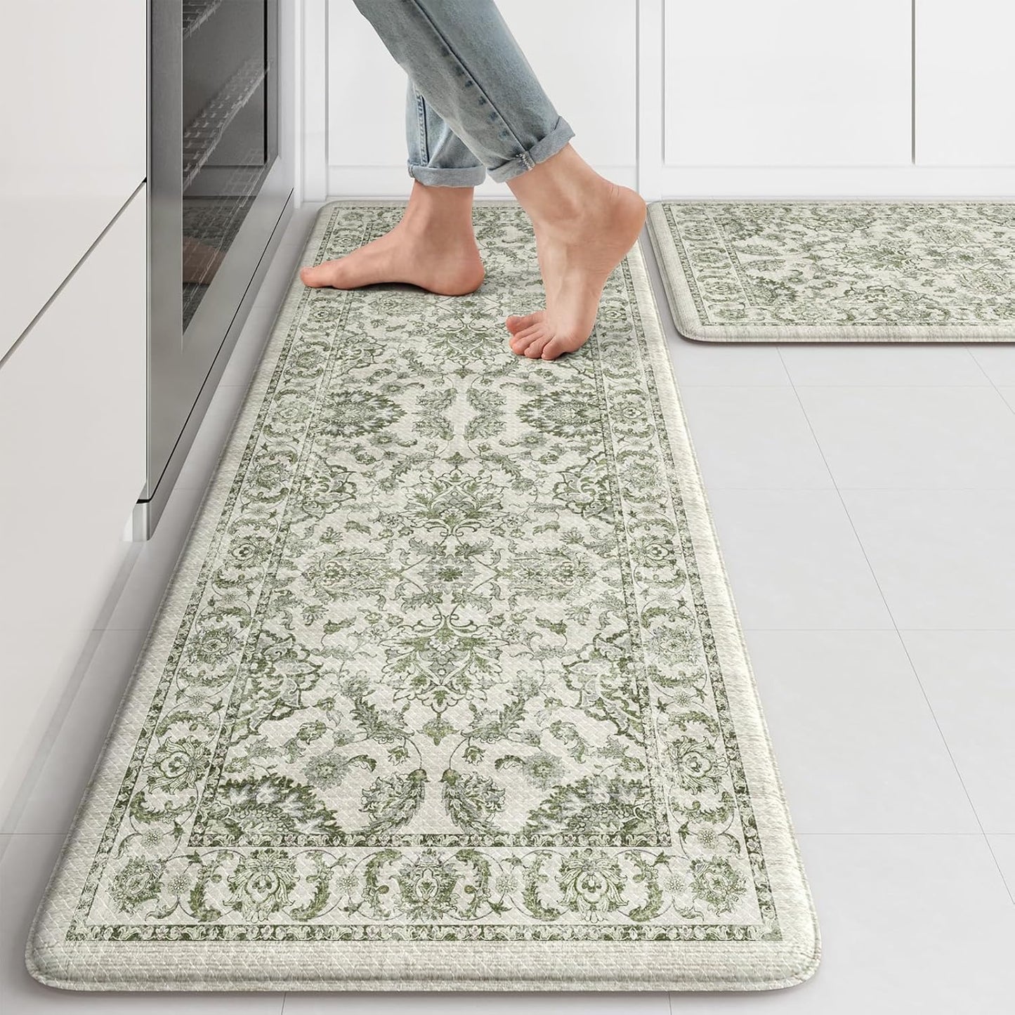 KIMODE Anti Fatigue Kitchen Mat Set for Comfort and Safety