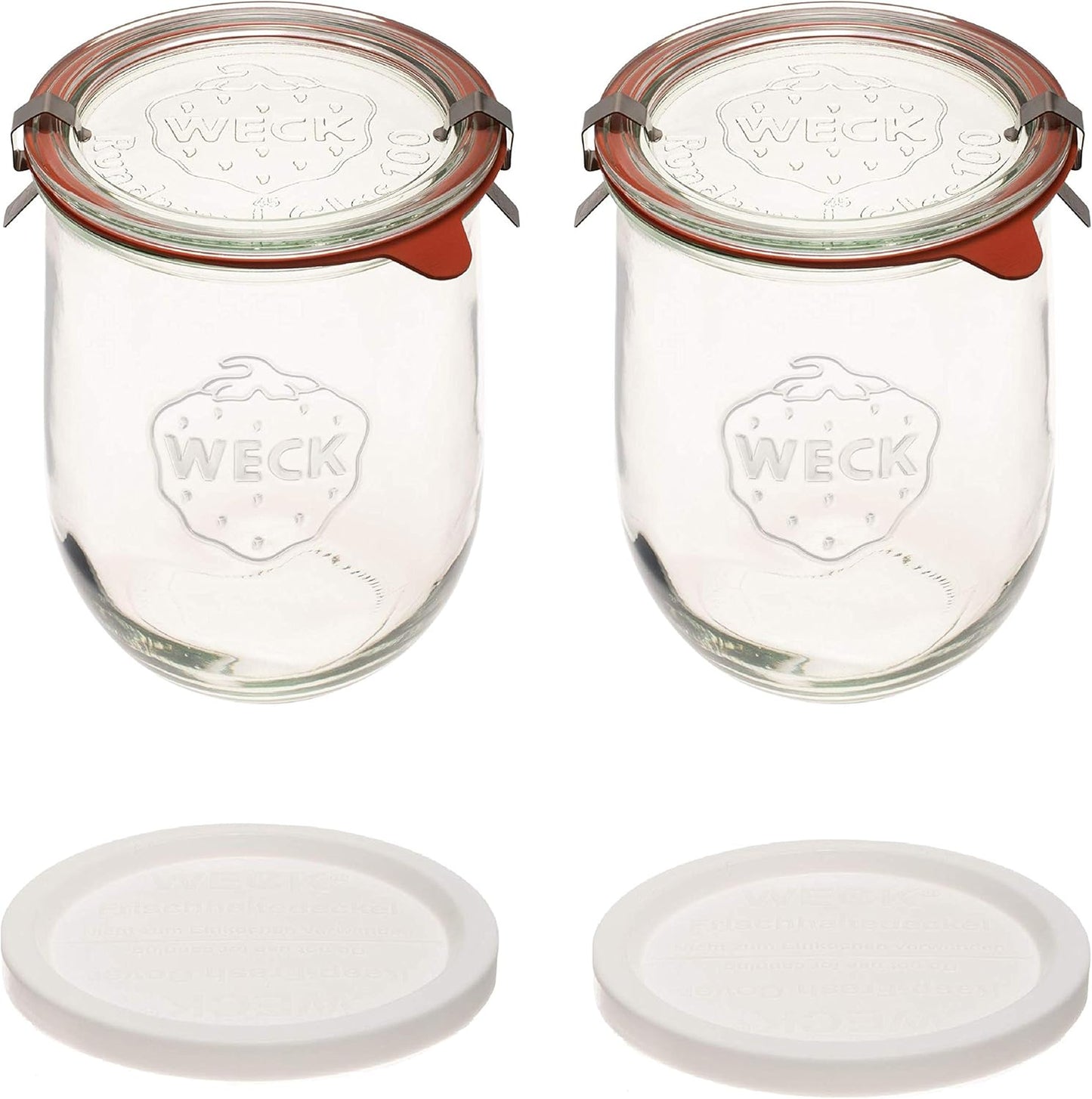 Weck Tulip Jars 1 Liter - Perfect for Canning and Storage