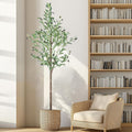Artificial Olive Tree 5FT Tall Faux Silk Plant - Lifelike Indoor Decor
