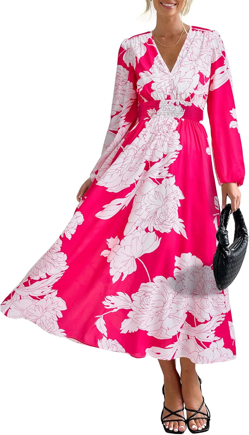 PRETTYGARDEN Women's Floral Midi Dress for Every Occasion