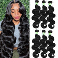 Human Hair Body Wave Bundles 16 18 20 in - Full 3-Bundle Set