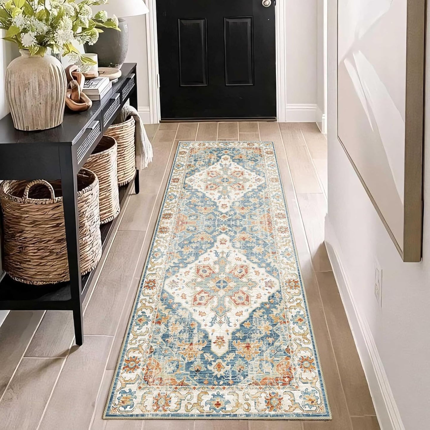 Enkor Runner Rugs for Hallway - Soft Non Slip Floor Rugs