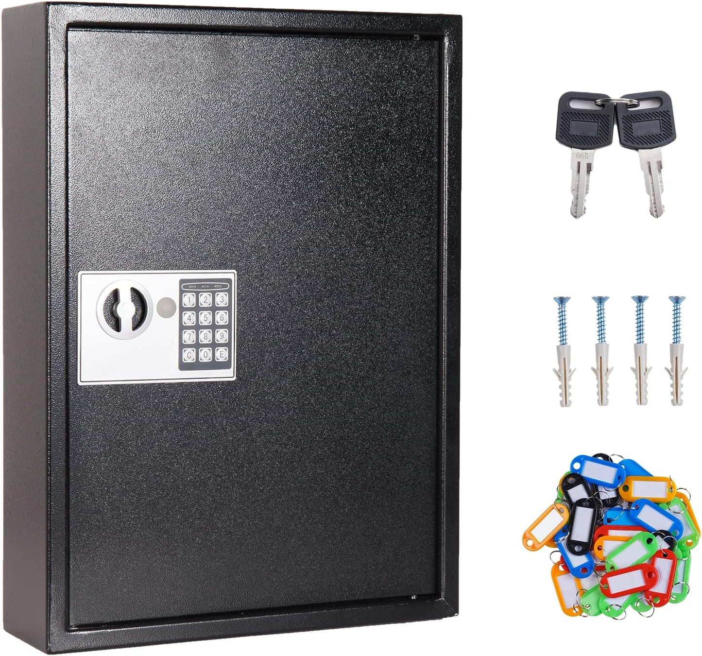 UMEKEN Key Box Wall Mount 100 Position Digital Lock Box