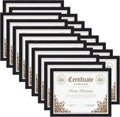 PETAFLOP Bulk Picture Frames 8.5 x 11 Certificate Frame Set of 18