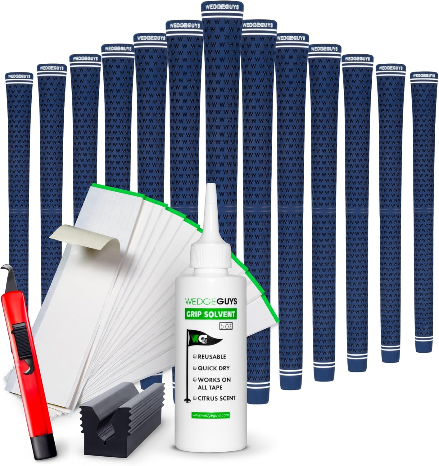 Tour Level Traction Golf Grips x13 | All Weather Performance | White/Black & More