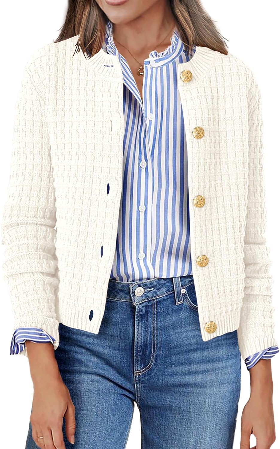 Zeagoo Women's Cardigan Sweaters: Stylish Open Front Knit Jackets