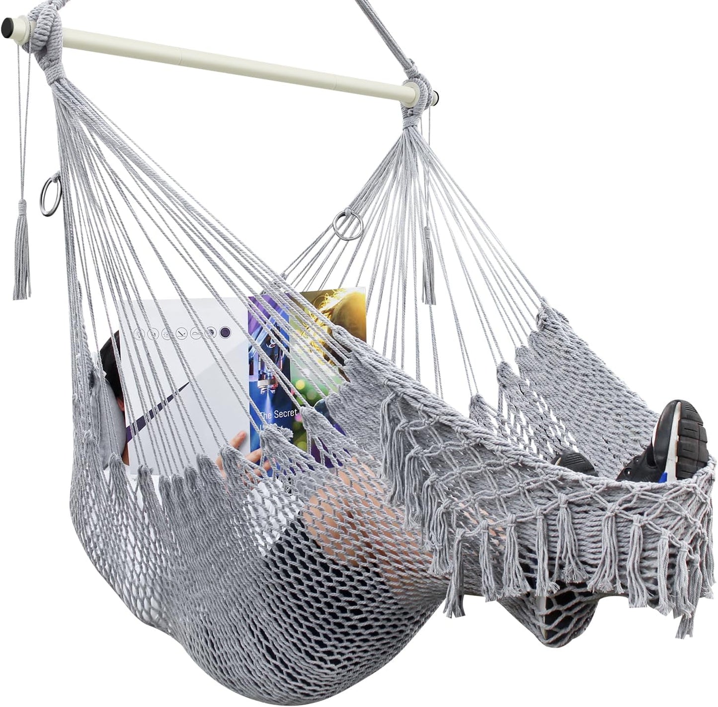 Outerman Hammock Chair: 330 LBS Max, Indoor & Outdoor Relaxation