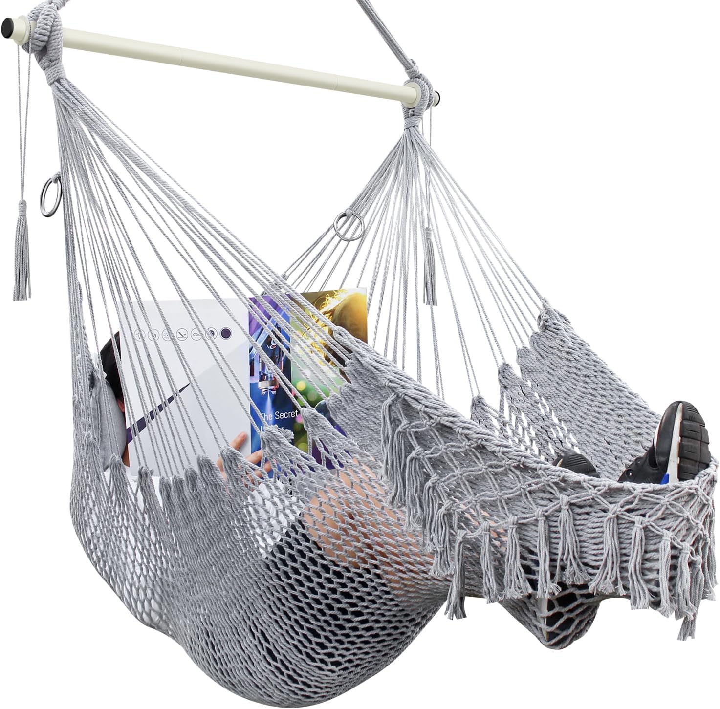 Outerman Hammock Chair: 330 LBS Max, Indoor & Outdoor Relaxation