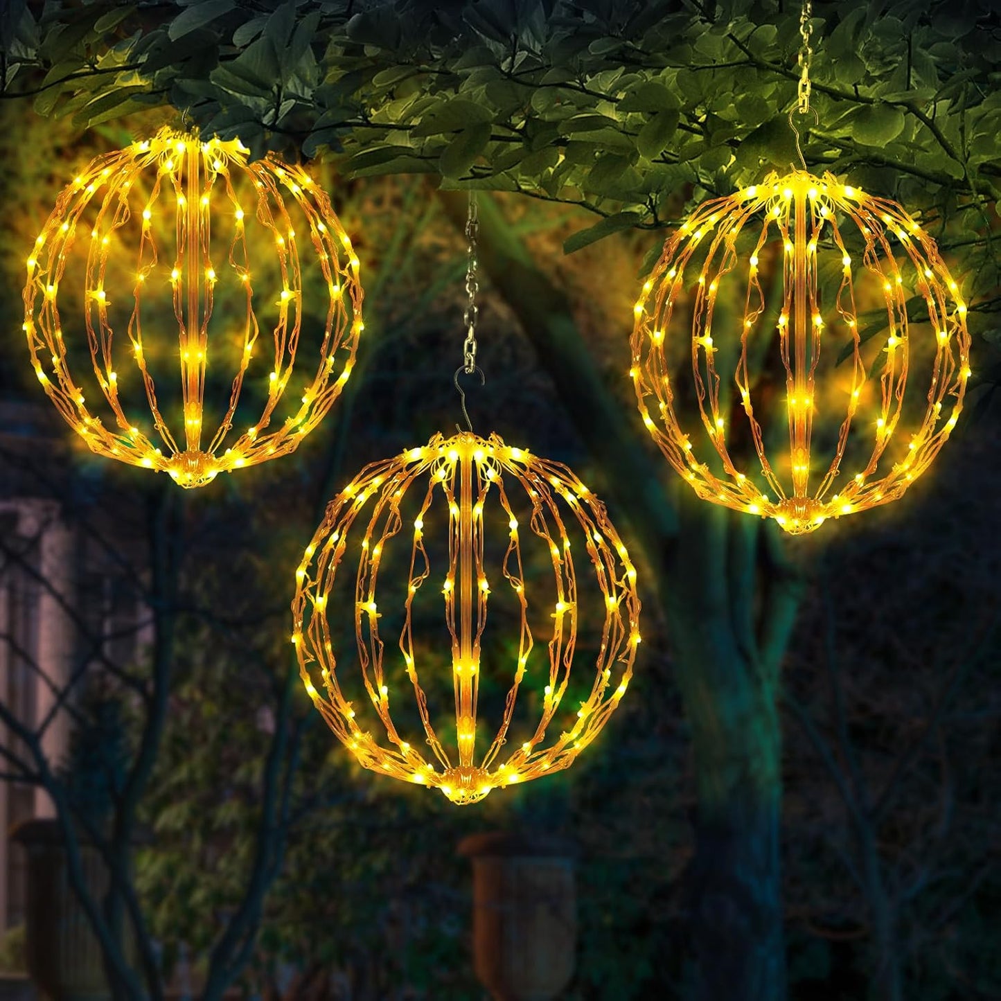 12 Inch Christmas LED Light Globes for Holiday Decor and More
