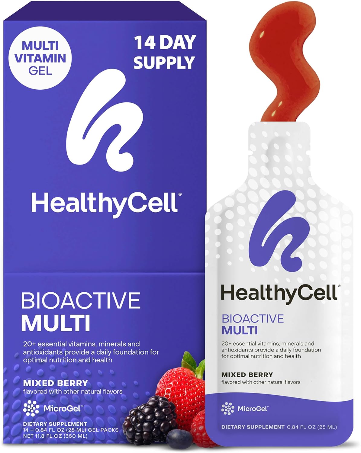Healthycell Bioactive Daily Liquid Multivitamin for Optimal Health