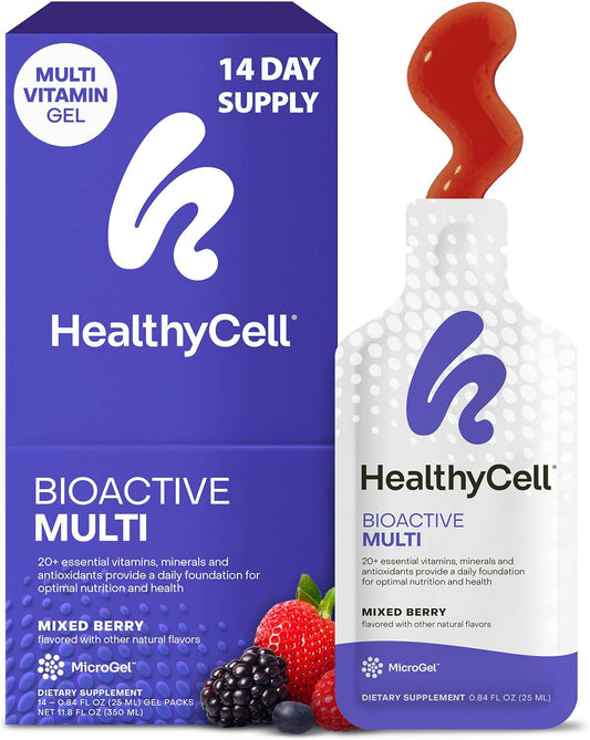 Healthycell Bioactive Daily Liquid Multivitamin for Optimal Health
